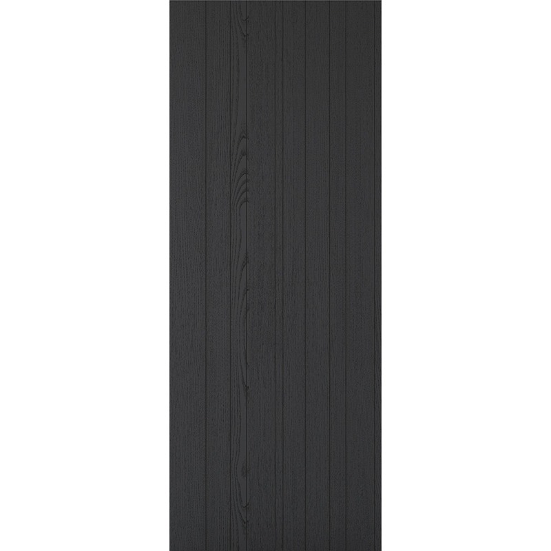 Internal Laminate Black Ash Montreal  Solid Door